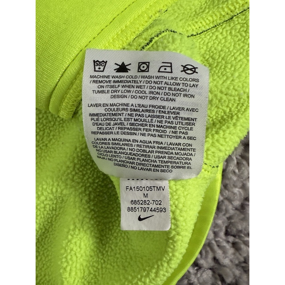 Nike Golf Therma Fit Pullover Womens Medium 1/2 Zip 685282-702 Green Long Sleeve - Picture 11 of 13